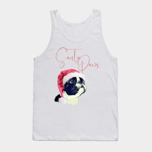 Frenchie Santa Paws Tank Top